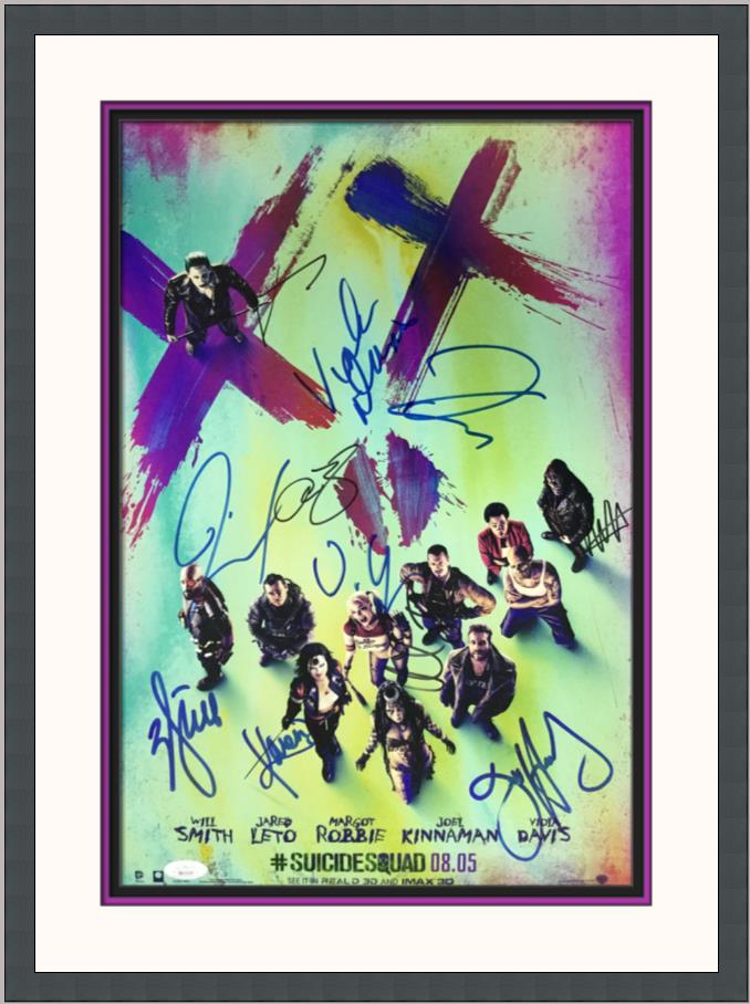 Suicide Squad Cast Signed Autographed Photo