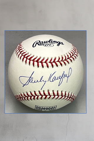 Sandy Koufax signed Hall of Fame Logo baseball