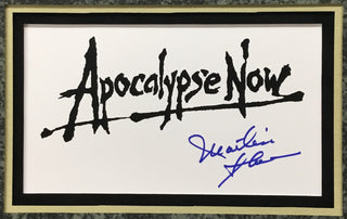 Martin Sheen-Apocalypse Now signed cut