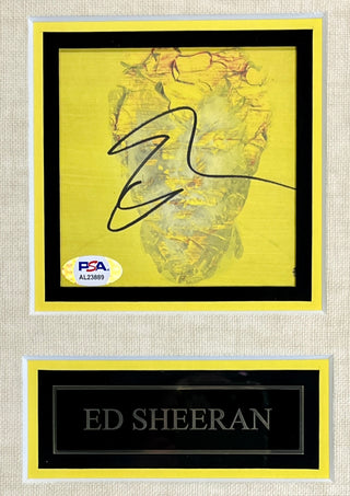 Ed Sheeran signed CD insert