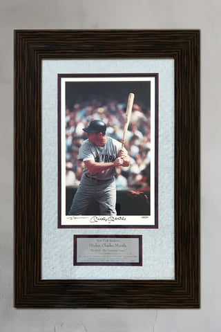 Mickey Mantle signed 16x20 photo