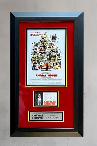 John Landis-Animal House signed cut