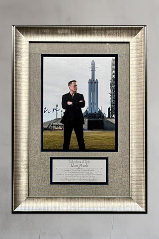 Elon Musk-Space X/Twitter signed photo