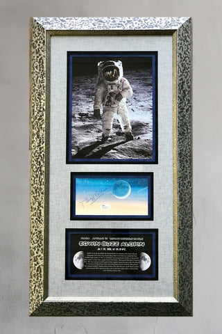 Edwin "Buzz" Aldrin-Apollo 11 signed cut