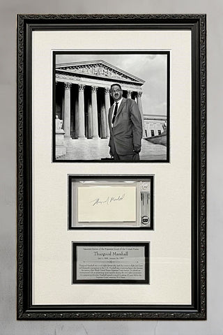 Thurgood Marshall-Supreme Court signed cut