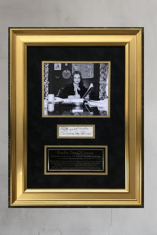 Sandra Day O'Connor-Supreme Court signed cut signature