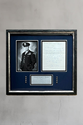 General George C. Kenney signed letter