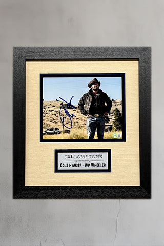 Cole Hauser-Yellowstone signed photo