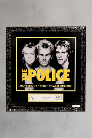 The Police-signed litho Cut