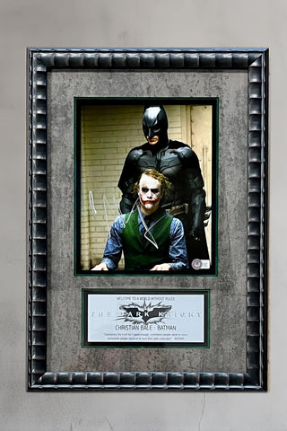 Cristian Bale-Batman signed photo