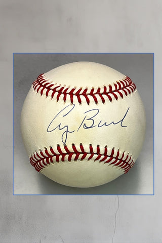 President George W. Bush signed baseball