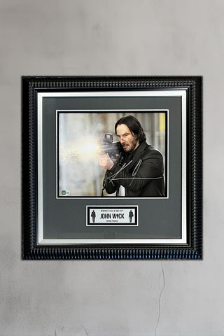 Keanu Reeves-John Wick signed photo