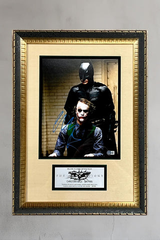 Cristian Bale-Batman signed photo