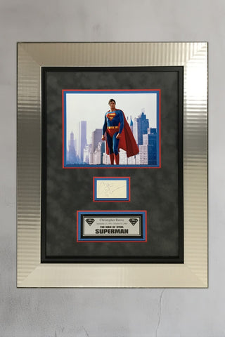 Christopher Reeve-Superman signed cut signature