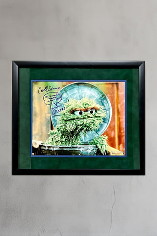 Carroll Spinney-Oscar the Grouch signed photo