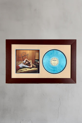 Taylor Swift signed "Midnights" album Blue Vinyl