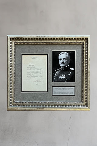 General John "Blackjack" Pershing signed letter