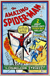 Stan Lee-Spiderman #1 signed photo