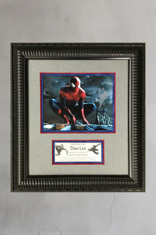 Stan Lee Marvel Creator Spiderman Signed Building Photograph