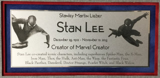 Stan Lee Marvel Creator Spiderman Signed Building Photograph