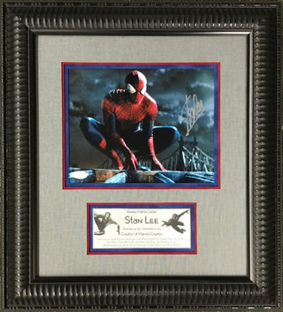 Stan Lee Marvel Creator Spiderman Signed Building Photograph