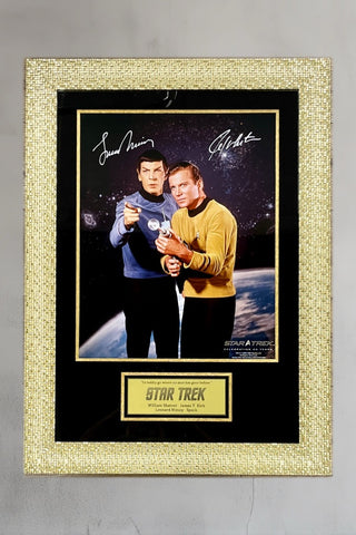 Star Trek-Shatner/Nimoy signed photo