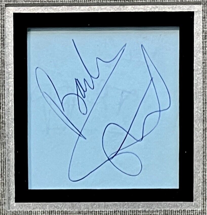 Barbara Streisand signed cut