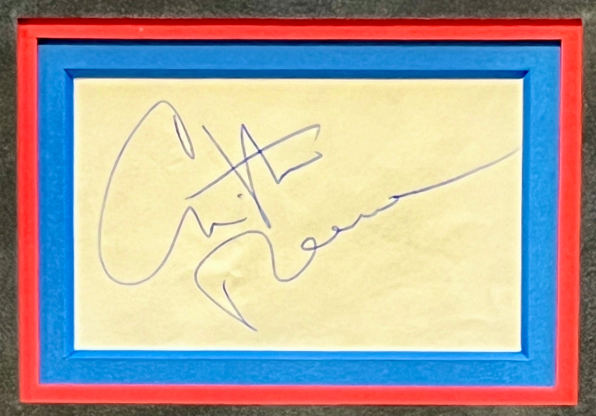 Christopher Reeve-Superman signed cut signature