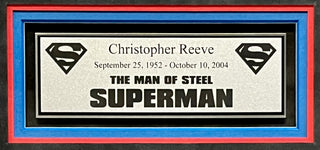 Christopher Reeve-Superman signed cut signature