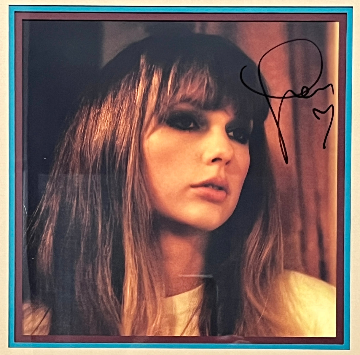 Taylor Swift signed "Midnights" album Jade Green Vinyl