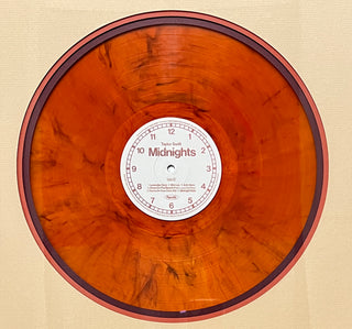 Taylor Swift signed "Midnights" album Mahogany Vinyl