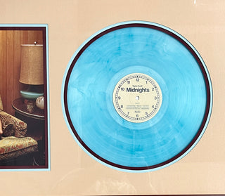 Taylor Swift signed "Midnights" album Blue Vinyl