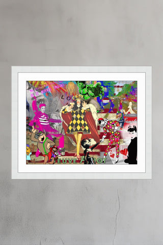 Punk The Jester & The King Limited Edition Giclee on Paper