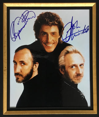 The Who signed photo & cut