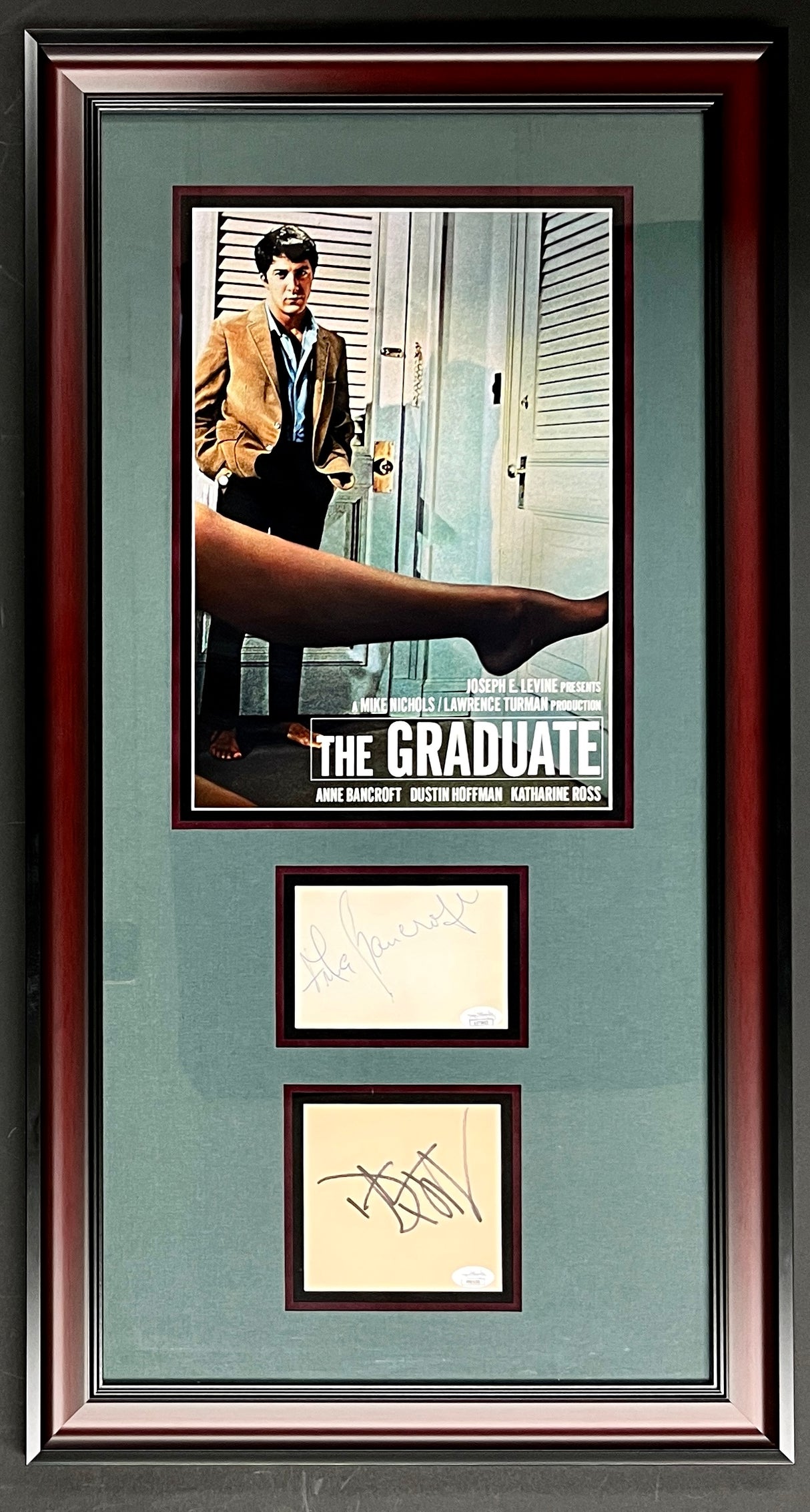 Dustin Hoffman/Anne Bancroft-The Graduate signed cuts