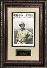 Theodore Roosevelt Original 1898 Cover Harper's Weekly Rough Rider
