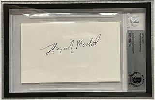 Thurgood Marshall-Supreme Court signed cut