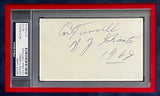 Emlen Tunnell signed cut
