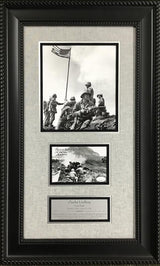 Charles Lindberg Flag Raising Iwo Jima Signed Photo