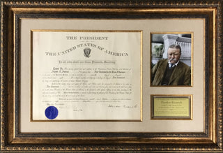 President Theodore Roosevelt Signed Appointment Document