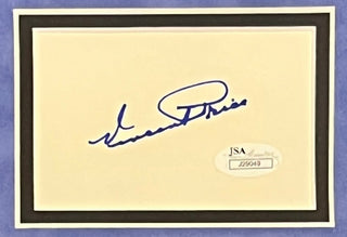 Vincent Price-Batman signed cut