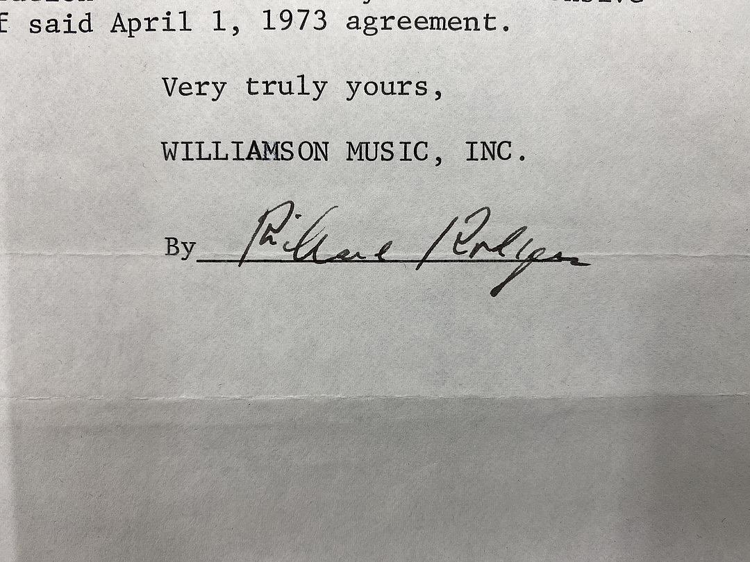 Rodgers & Hammerstein Signed Letter & Cut