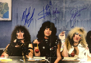 Twisted Sister Band Signed Stay Hungry Record Album Pull Out Poster