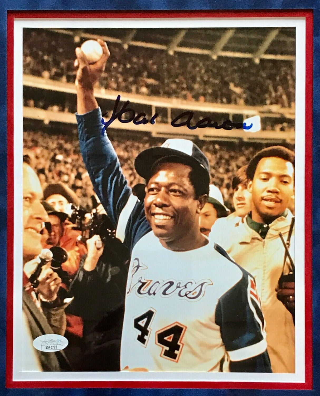 Hank Aaron signed