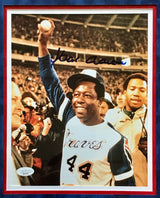 Hank Aaron signed