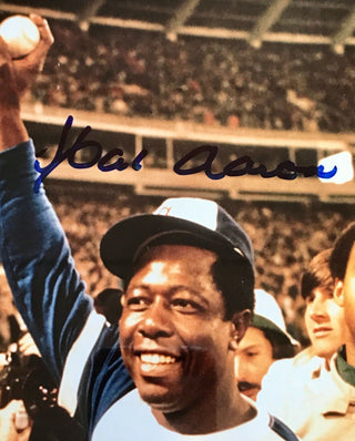 Hank Aaron signed