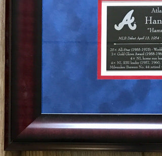 Hank Aaron signed