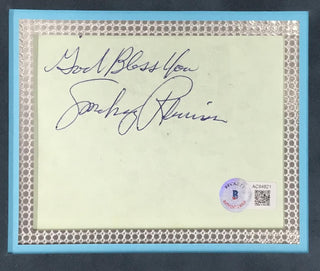 Smokey Robinson Signed Cut