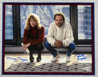 Billy Crystal & Meg Ryan Signed When Harry Met Sally Photo