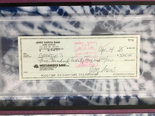 Jerry Garcia Signed Check The Grateful Dead